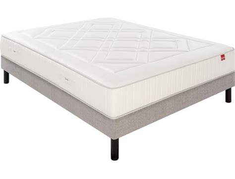 Matelas X Epeda Palace Sommier Bristol Gris Pieds