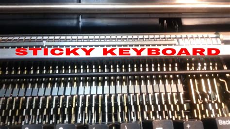 Ibm Selectric Typewriter Sticky Keyboard Key Stems Spacebar Repair