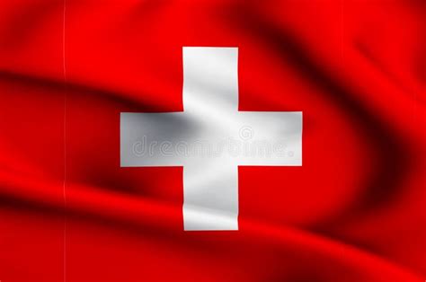 Switzerland Flag Illustration Stock Illustration Illustration Of