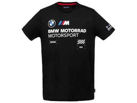 T Shirt Bmw M Motorsport Noir Homme Bmw