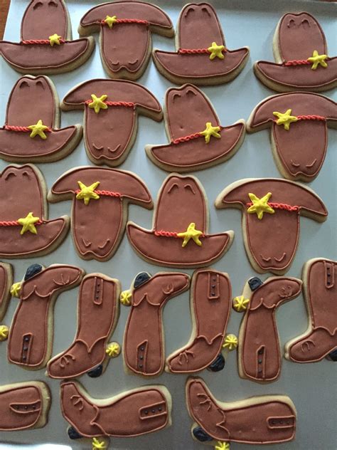 Cowboy Boots And Hats Sugar Cookies Sugar Cookie Cookies