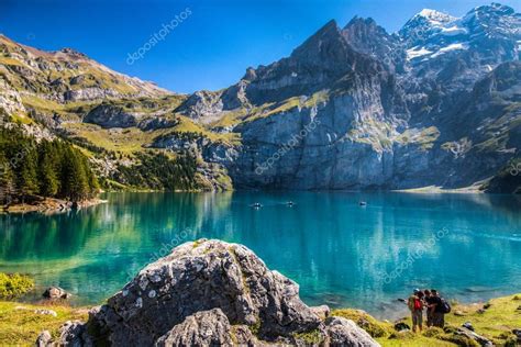 Lac D Oeschinen Suisse Image Libre De Droit Par Akulamatiau 16803019