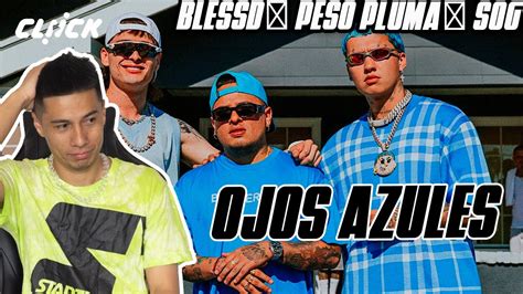 Reacci N A Blessd Peso Pluma Sog Ojos Azules Video Oficial