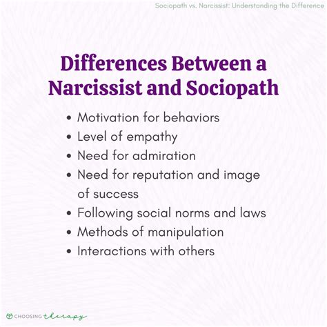 Key Differences Between Sociopaths And Narcissists