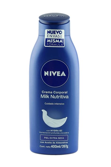 Crema Corporal Nivea Milk Nutritiva 400 Ml Deprati Tienda Online