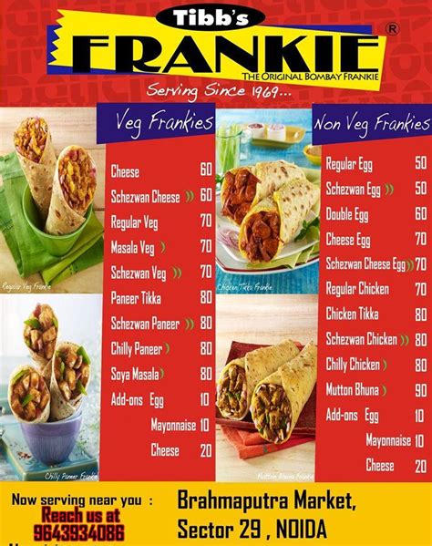 menu  tibbs frankie sector noida noida uttar pradesh
