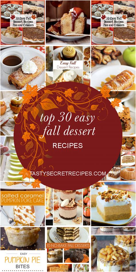 Top 30 Easy Fall Dessert Recipes The Best Recipes Compilation Ever