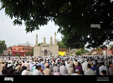 Jammu Aug Muslims Offer Eid Al Adha Prayers