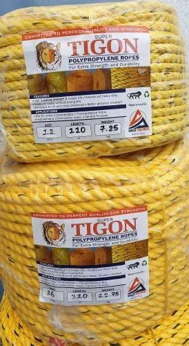 Yellow Virgin Pp Danline Ropes For Industrial Size Mm To Mm At Rs