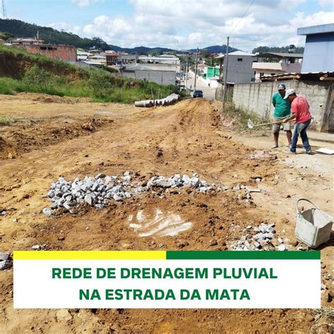 Rede De Drenagem Pluvial Na Estrada Da Mata Prefeitura Municipal De