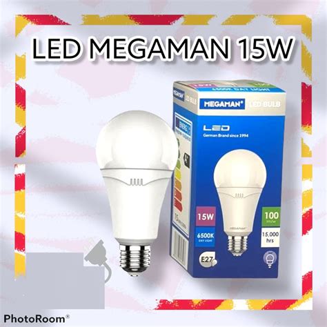 Jual Lampu LED MEGAMAN LED A BULB 15 Watt 15W Daylight Lampu Bohlam