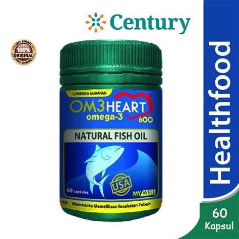 Jual Om3 Heart Omega 3 Isi 30 Dan 60 Kapsulomega 3epadhaminyak Ikan