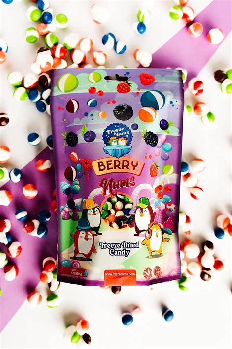 Freeze Dried Candy Variety Pack Rainbow Sour Berry Freeze Nums 5