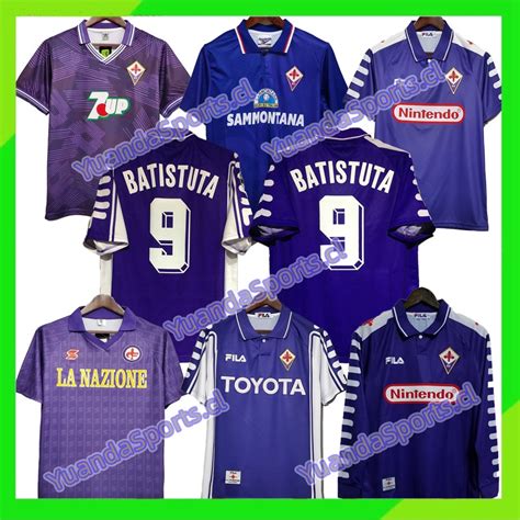 Fiorentina Retro Jersey Home Away Jersey 84 85 91 92 93 95 96 98 99 00