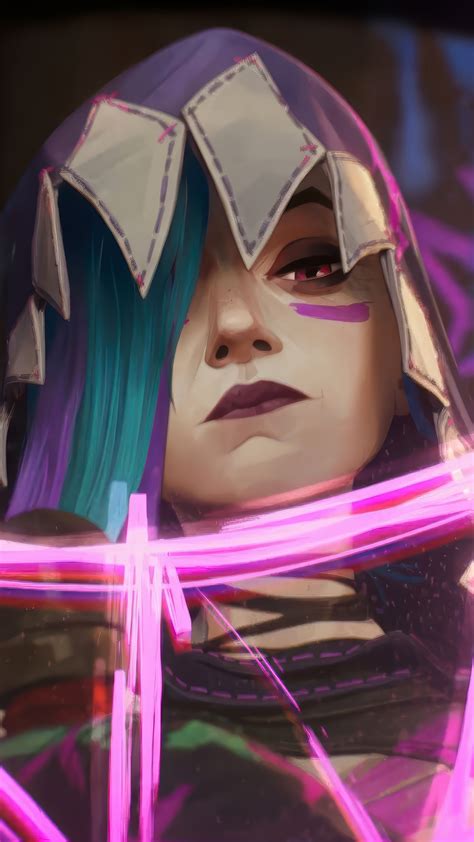 1652c Arcane Jinx 4K Wallpaper IPhone Phone