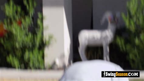 Experienced And Amateur Swingers Play Naked With Foam And Water