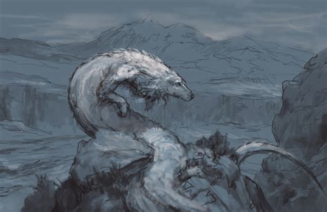 Falkor Sketch by AndrewRyanArt on DeviantArt