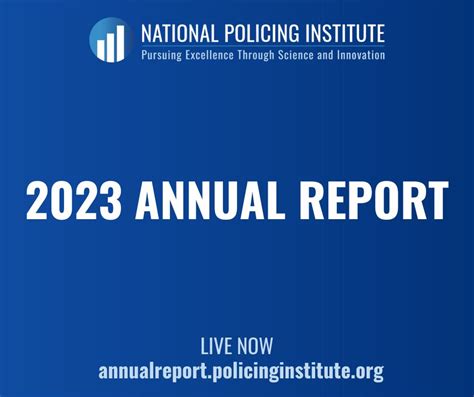 National Policing Institute Releases 2023 Annual Report National