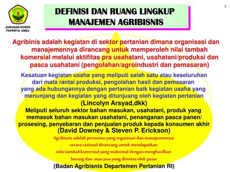 Ppt Manajemen Agribisnis Powerpoint Presentation Free Download Id 6046856