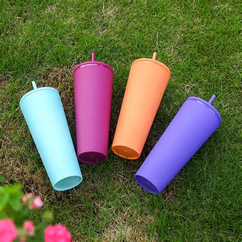BORGE Hot Sale Colorful Matte 750ml Leak Proof Coffee Cups