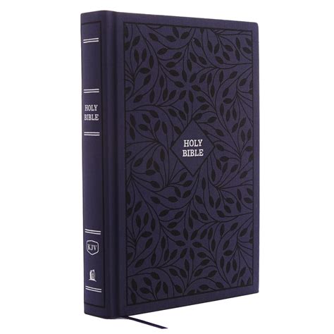 Buy Kjv Holy Bible Giant Print Center Column Reference Bible Blue