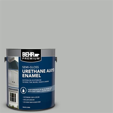 Behr Premium Gal N Lunar Surface Urethane Alkyd Semi Gloss