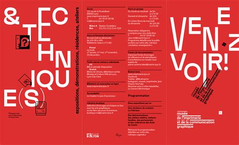 Venez Voir!, Musée de l’imprimerie et de la communication - Fonts In Use