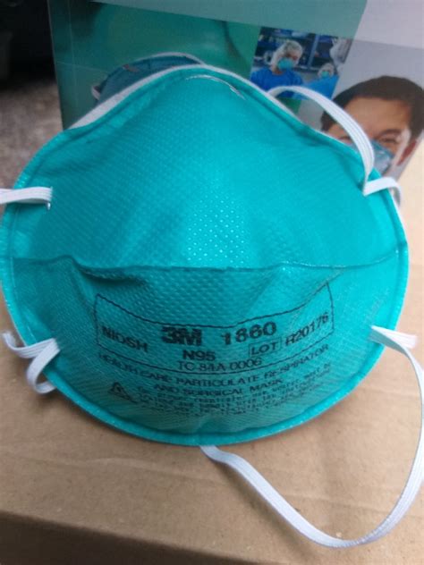 Reusable 3m 1860 N95 Mask Certification Niosh Apporovedfda Apporoved