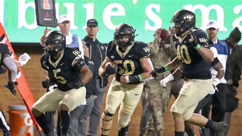 Wake Forest Football: Three Stars in Wake Forest's Win vs Army - Sports ...