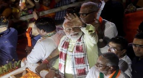 Narendra Modi Celebra Su Victoria En Las Elecciones Generales