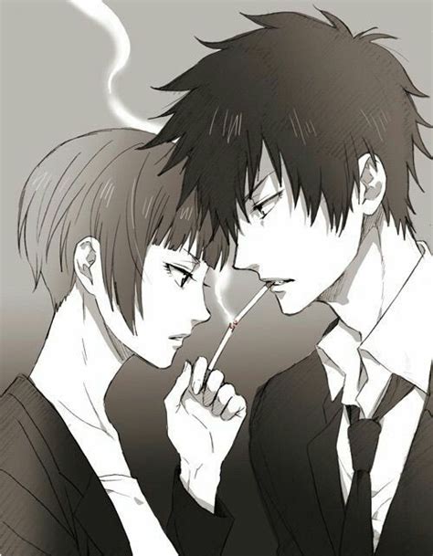 Tsunemori Akane And Kogami Shinya Psycho Pass Psycho Pass Anime Manga Art