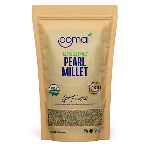 Organic Bajra Pearl Millet Whole Lbs Buy Gourmet Indian