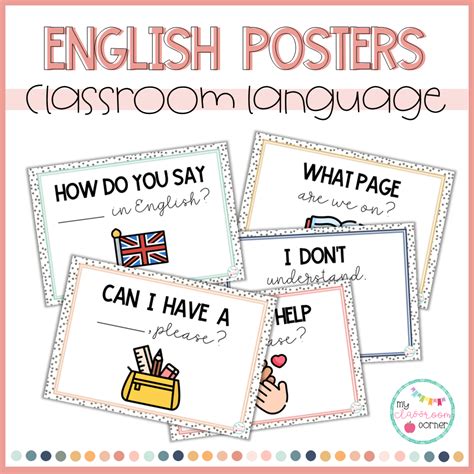 Classroom Language Posters