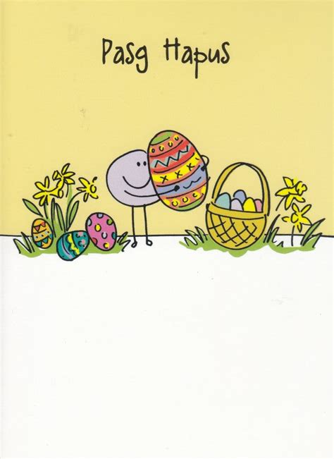 Pasg Hapus Celq001 Cardiau Cymraegwelsh Easter Greeting Cards Na Nôg