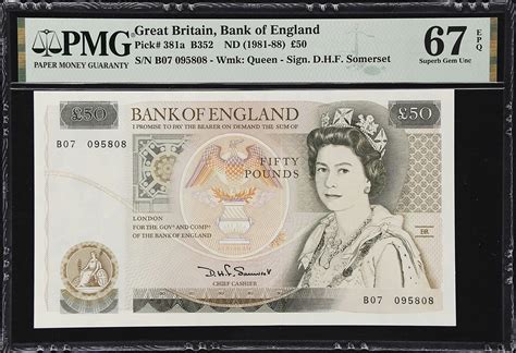 Great Britain Bank Of England Pounds Nd P A B