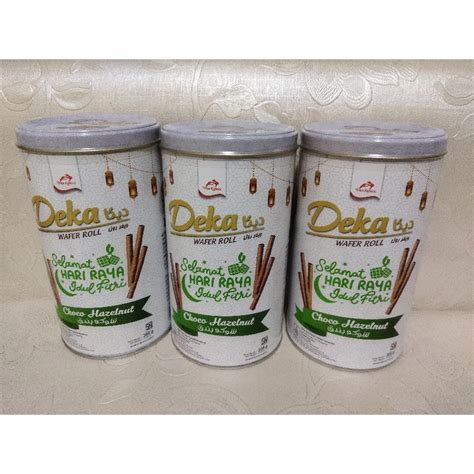 jual deka wafer roll choco hazelnut edisi idul fitri terbaru  gram