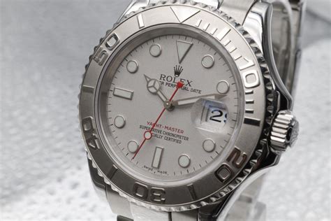 Rolex Yachtmaster Stahl Platin F Serie Ref Chronometrie Pietzner