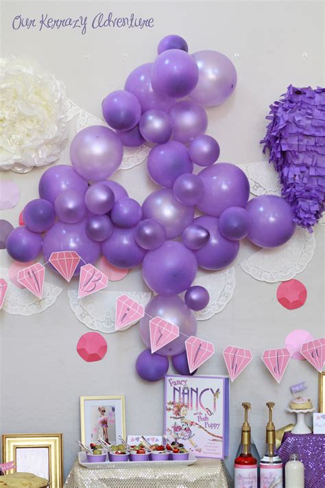 Fancy Nancy Birthday Party Ideas Four And Fabulous Our Kerrazy Adventure