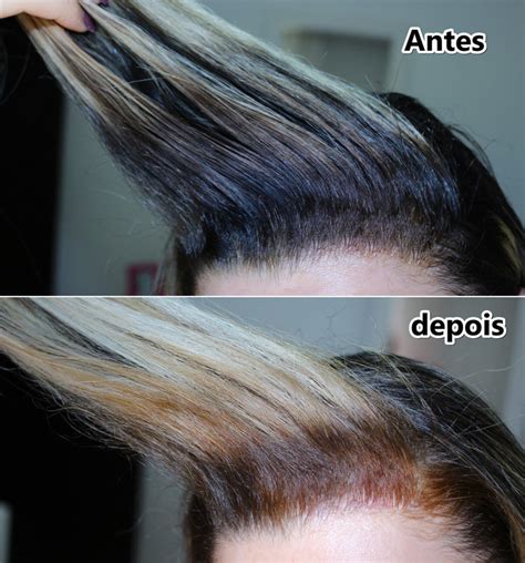 Dekapcolor Antes E Depois Preto - Dekapcolor: antes, durante e depoisEu vou de Rosa- Cabelos e Cosméticos