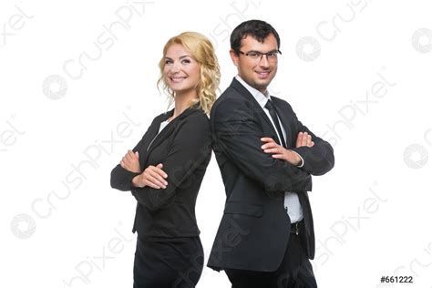 Businessman And Business Woman Stock Photo Crushpixel