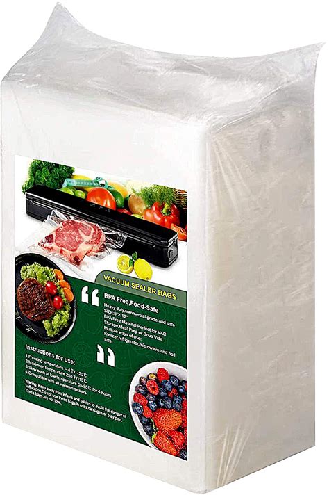 Buy Vacuum Sealer Bags For Food X Inch Thick Bpa Free Vacuum