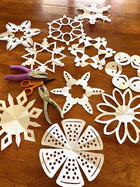 10 Paper Snowflake Patterns Easy And Fun Paper Snowflake Bundle Pdf Pattern Download — Paper