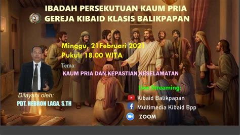 Live Ibadah Minggu Gereja KIBAID Jemaat Balikpapan 16 Mei 2021 Pukul