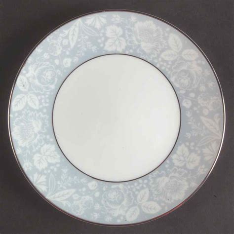 Damask Blue Platinum Trim Bread Butter Plate By Sango