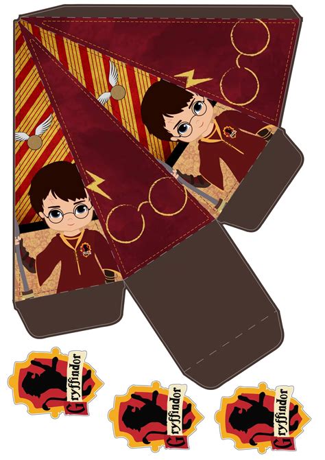 Kit Festa Harry Potter Gryffindor Para Imprimir Origamiami Arte Para