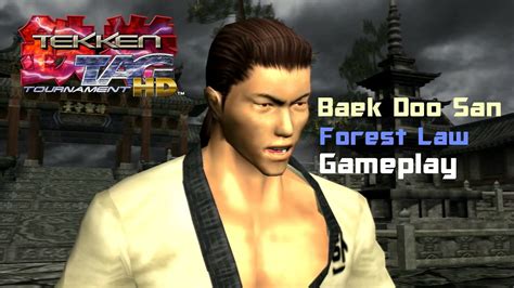 Tekken Tag Tournament HD Baek Doo San Forest Law Gameplay YouTube