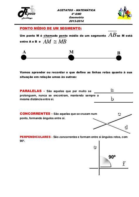 Atividade Retas Paralelas Concorrentes E Perpendiculares Geometr A