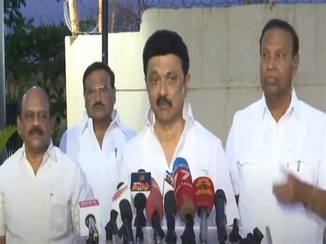 Opposition Parties Have Single Goal To Defeat Bjp Tamil Nadu Cm