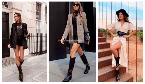 Outfits Con Botas Vaqueras Look Modernos Y F Ciles De Copiar Mujer