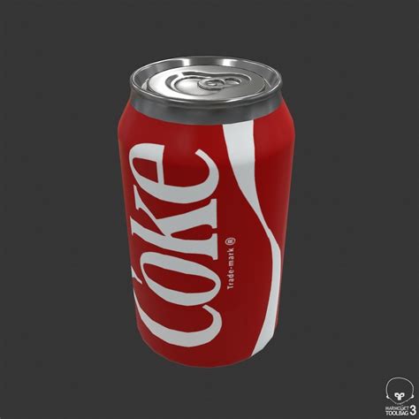 3d Model Coca Cola Coke Can Vr Ar Low Poly Cgtrader